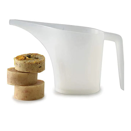 1000ml Easy Pour Measuring Cup With Long Spout for Soap Candle Cake Making Plastic Pour Funnel Pitcher