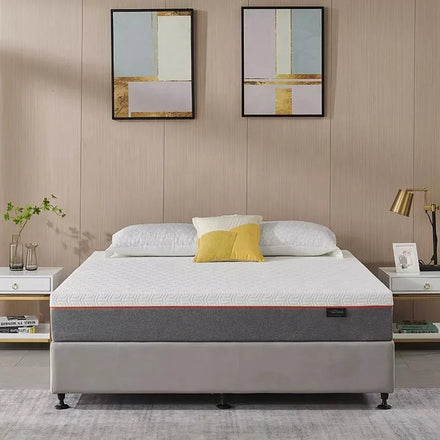 10 Inch Cooling Gel Memory Foam Mattress with a Zipper Cover Queen Size and King Size Bed