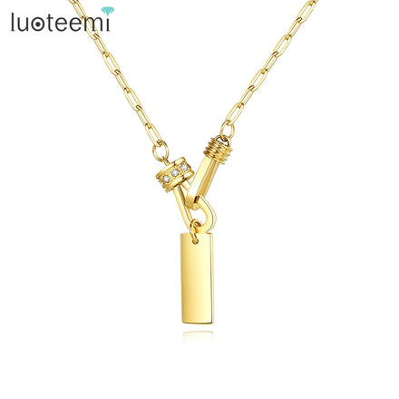 SP-LAM HandCuffs Style Trendy Gold Jewelry Chain Woman Friendship 2021 Crystal Rhinestone Necklace