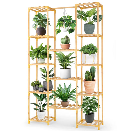 Adjustable Shape of Multi-purpose Tall Plant Support Bamboo Plant Stand