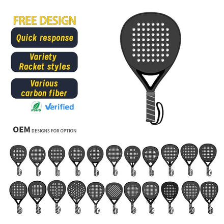 Melors Professional Tecnis Beach Padel Tennis Racket Wholesale Best Quality Fashion Face 3K Carbon Beach Tennis Racket