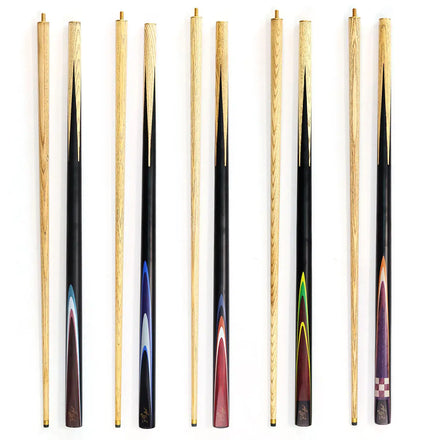 Economic 145cm 1/2-pc Ash Wood Shaft Billiard Cue with 10mm Tip Size