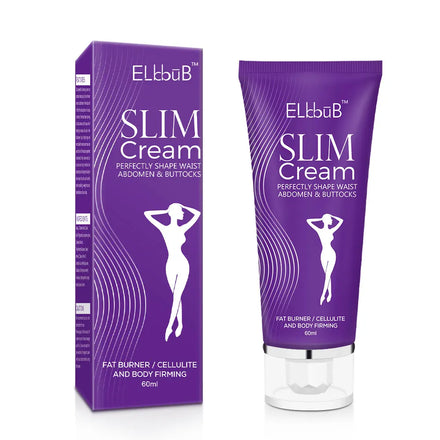 ELBBUB Private Label Non-sticky Natural Fat Cells Burning Hot Cream Slimming Cellulite Body Slimming Cream