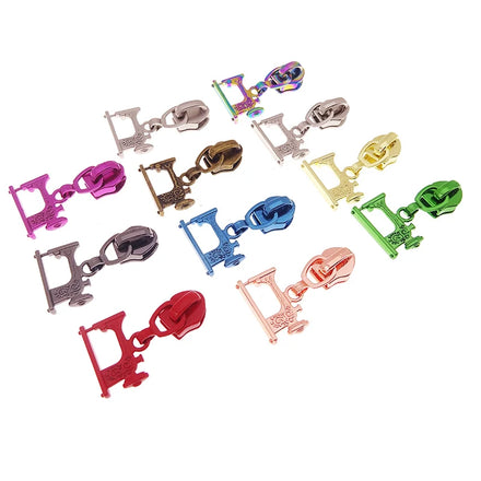 Hot Sale Custom Sewing Machine Shape Pull Puller Purse Zipper Slider Pull for Handbag