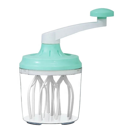 Manual Plastic Egg Beater Dough Mixer Milk Frother Stirrer Kitchen Accessories Hand-Cranked Cream Whisk for Whisking Egg White