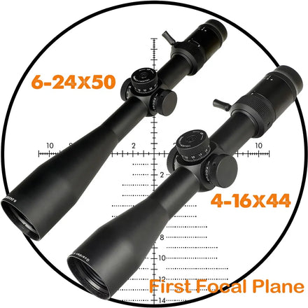 Ohhunt Manufacturer OEM ODM Optics 6-24x50 First Focal Plane Side Focus Long Range Tactical FFP Scope