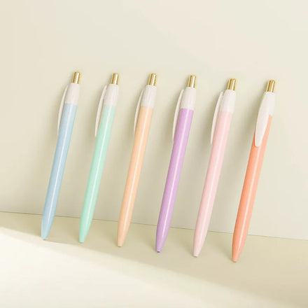 Small Fresh Macaron Color Korean Simple Student Candy Color Pen Ballpoint Pen 1.0mm