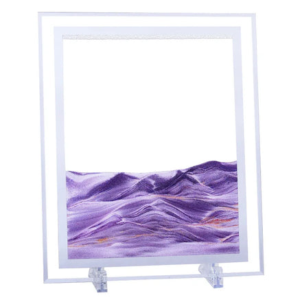 Quicksand Painting Home Creative Glass Picture Frame 3d Three-dimensional Painting Office Living Room Desktop Decoration