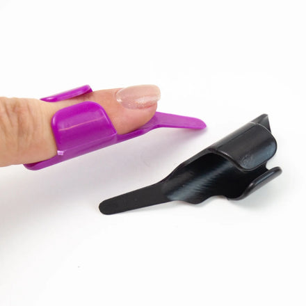 Sewing Finger Thing Pusher Sewing Tools for Thumb Protector Black or Purple