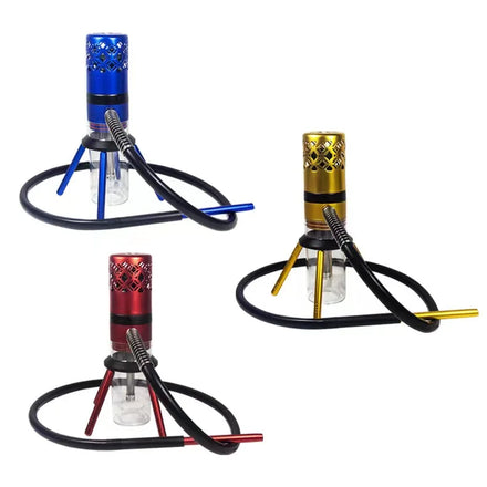 Wholesale Modern 29cm Acrylic Rocket Hookah with LED Light Durable Portable Shisha and Hookah Accessories