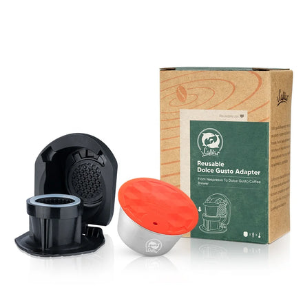 ICafilas Reusable Capsule Adapter for Dolce Gusto Coffee Capsule Convert with Genio Coffee Machine Adapter Transform Tool Holder