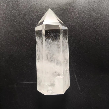 Natural Factory Price clear Quartz Tower Single Point Crystal for Decoration
