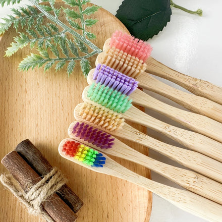Free Sample Custom Wholesale Biodegradable Eco Friendly Black Soft Tooth Brush Charcoal Bambo Bambu Toothbr