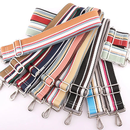 2022 New Designer Custom Replacement Crossbody Shoulder Strap 5cm Wide Adjustable Nylon Webbing Belt for Purse and Roll Bag