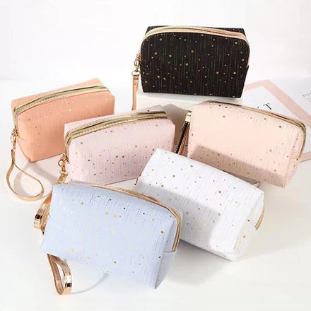 Travel PVC Makeup Case Bag for Women Large Professional Train Case Organizer Custom Cosmetic Pouch