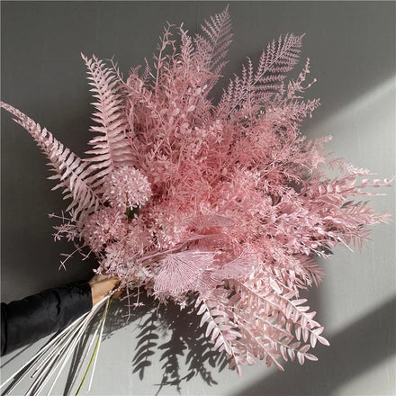 Florist Wholesale Pink Silk Flowers Arrangement for Wedding Decoration Pink Artificial Flowers