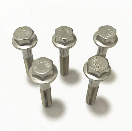 7/16 3/8 Custom Stainless Steel Hex Head with Flange Half Thread Bolts