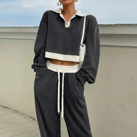 Custom Puff Print Two Piece Set Sweat Suit High Quality Jogging Suits Women Fleece Tracksuit 2 Piece Sets for Ladies