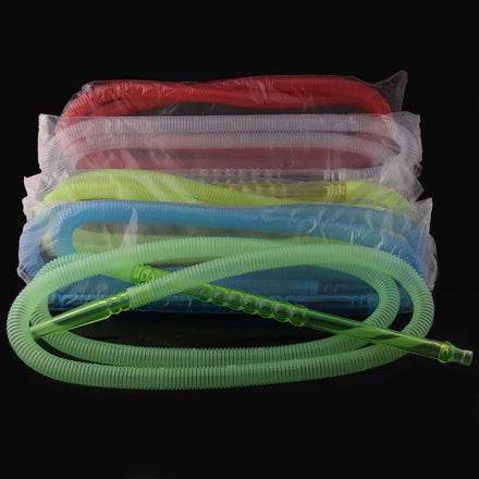 Futeng in Stock Disposable Hookah Hose 1.5m Wholesale Plastic Hookah Pipe 4 Disposable Shisha Hose Custom