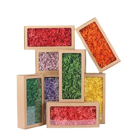 Wholesale Colorful Dried Hydrangea Petals Real Touch Preserved Big Leaf Wedding Valentine's Day Christmas Home Decoration