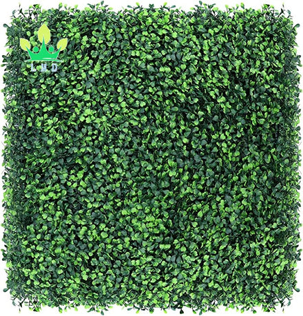 Artificial Boxwood Top Fence Plant Grass Background Wall UV Protection Indoor and Outdoor Privacy Fence Home Decoration
