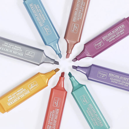 Drawing Bright Marker Writing for Student Supplies Metallic Highlighter Pen Art Highlighter Pen