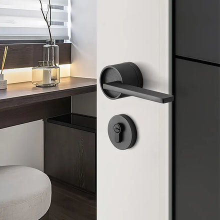 Jiangmen Latest Zinc Alloy Luxury Door Handle Simple Door Handles Modern to Europe