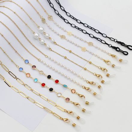 Luxury Sunglasses Strap Face Masking Holder Accessories Spectacles Eyewear Eye Glasses Sunglasses Eyeglasses Chain
