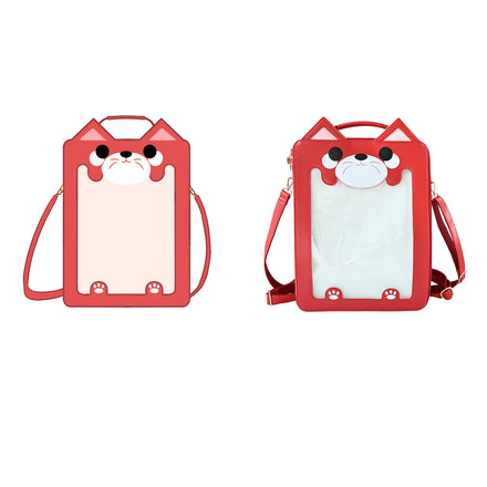 Hot Selling Popular Anime Character Figure Red fox Design PU Leather and PVC Bags for Original Artists