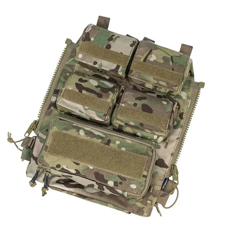 IDOGEAR Tactical Pouch Bag Zip on Panel Mag Pouch Zip Pouch Tactical Backpack for AVS JPC2.0 CPC Vest