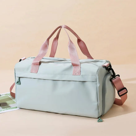 2024 Fashion Style Unisex Travel Luggage Bag Set Large Capacity Waterproof Oxford Material Zipper Closure Customizable Color