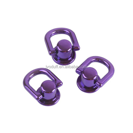 10mm Garment Bag Leather Metal Screw Button Studs With Ring