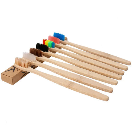 Natural Pure Bamboo Toothbrush Portable Soft Hair Tooth Brush Eco Friendly Brushes Oral Cleaning Care Tools