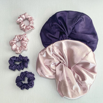 Women Artificial Silk Satin Night Sleeping Bonnet Double Layer Soft Sleep Turban for Hair Care