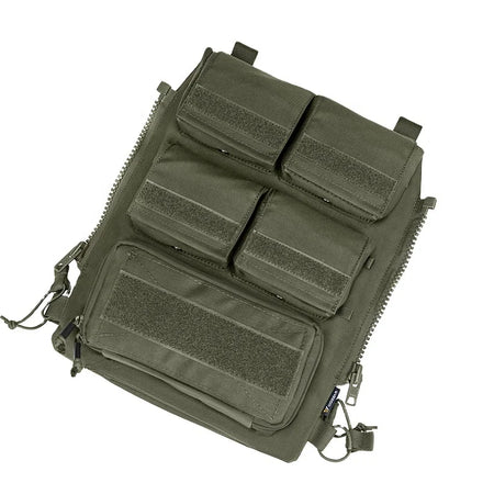 IDOGEAR Tactical Pouch Bag Zip on Panel Magazine Pouch Zip Pouch Tactical Backpack for AVS JPC2.0 CPC Vest