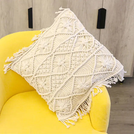 Luxury Custom Cushion Christmas Hotel Sofa Couch Macrame Pillow Cushion