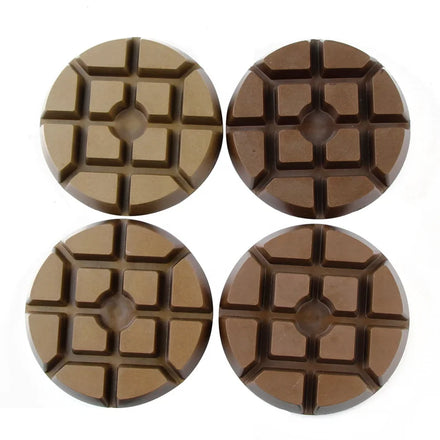 3 Inch Concrete Floor Grinding Shoes Resin Copper Polishing Pad Diamond Dry or Wet Polishing Pad