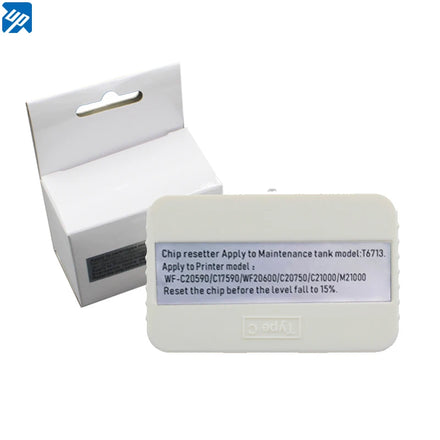 UP T6713 Ink Maintenance Box Chip Resetter for Epson WorkForce WF-C17590 WF-C20590 WF-C20750 WF-C20600a Waste Ink Tank