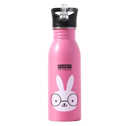 FX Factory Water Bottle Lovely for Children 304 Stainless Steel Sports Kettle 500ml Outdoor Portable Sports Cup