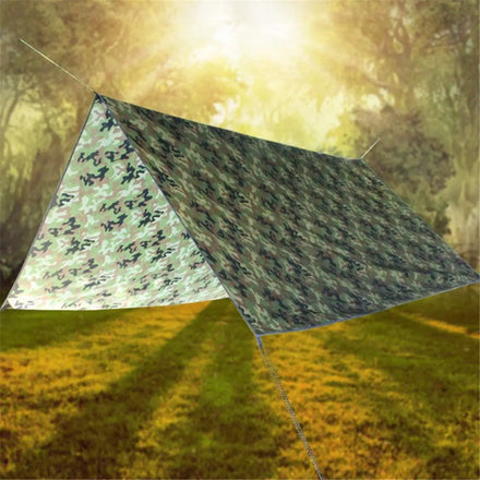 WoQi All Purpose Reversible Lightweight Hammock Tarp Tent Tarp for Camping