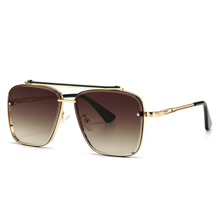 2A102 Metal UV400 Vintage Shade Men Retro Wholesale Eyewear High Quality Woman's Sunglasses Brand Name