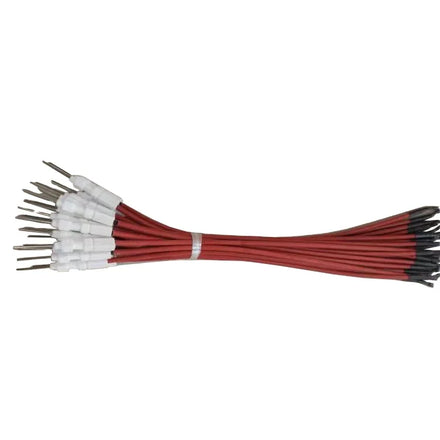 High Temperature Ceramic Ignition Electrode Wire Gas Stove Spark Igniter Cable with Silicone Red Wire for Gas Heater