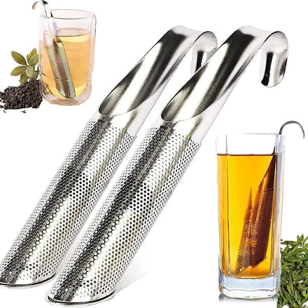 Stainless Steel Tea Strainer Diffuser Stick Metal Loose Tea Infuser for Optimal Brewing Experience