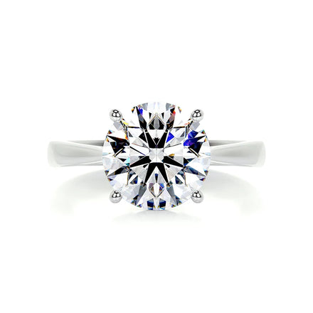 SGARIT Wholesale 18K White Gold Brilliant Cut 3CT Big Stone Moissanite Engagement Ring Popular Fine Jewelry for Women