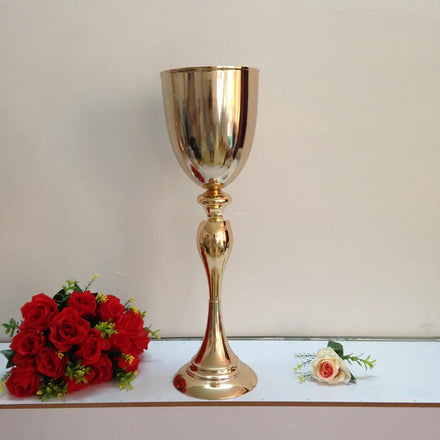 SPR Hot Sale Wholesale Modern Iron Decorative Silk Artificial Roses Blossom Wedding Flower Ball Stand
