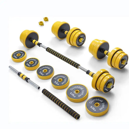 10kg Adjustable Dumbbells Barbell Weights Set Nonslip Free Hand Weight Sets Strength Training Dumbells Weights Workout
