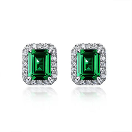 Emerald Party My Jewelry Earrings for Women Designer Bulk Wholesale Earring S925 Silver Vintage Earrings