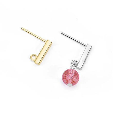Real 925 Sterling Silver Handmade DIY Women Earings and Necklace Accessories for Making Earings