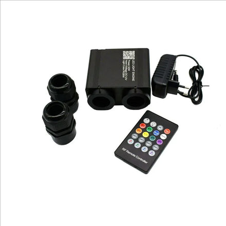 APP Music Control 32W RGBW LED Light Engine With 20key RF Remote Fiber Optic Light Engine For Home Or Car Starry Sky Project