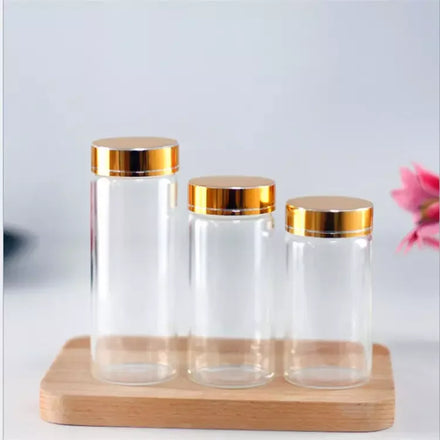 Wholesale Glass Test Tube Bottles with Cork Sealing 50ml to 260ml Sizes with Screw Cap for Lab or Cosmetic Use
